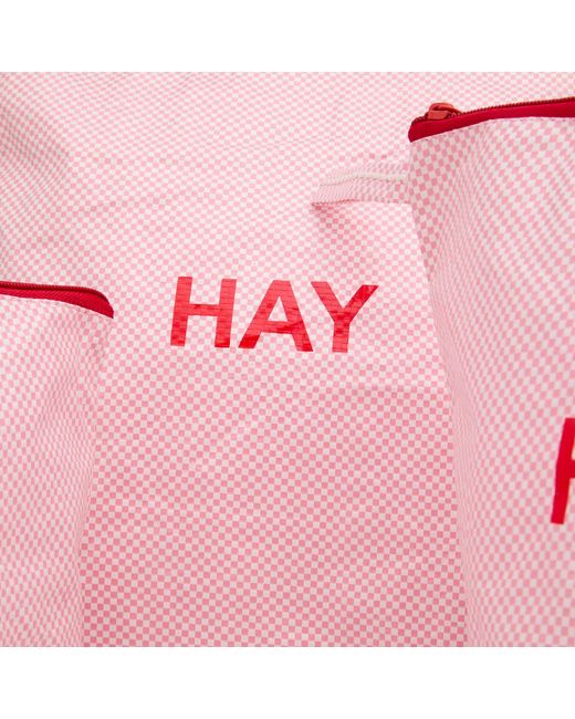 Hay Pink Candy Mono Wash Bag