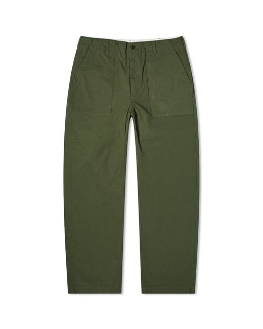 Engineered Garments Green Fatigue Pants Cotton Ripstop for men