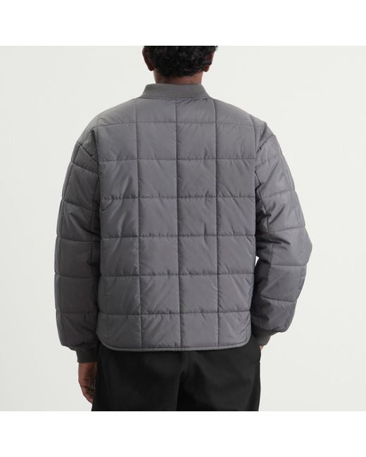 Neighborhood Gray Reversible Padded Jacket for men
