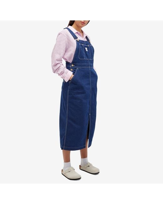 Nudie Jeans Blue Dungarees Dress