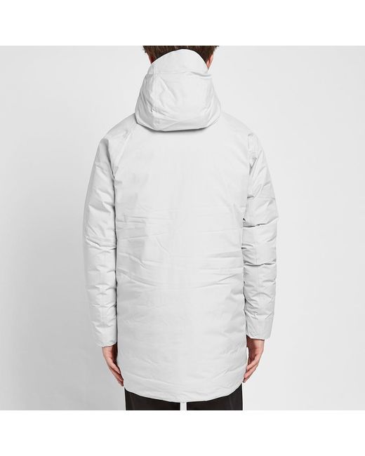 Norse Projects Goose Rokkvi 5 0 Gore Tex Parka In White For Men