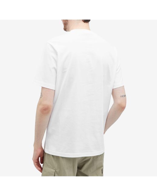 Paul Smith White Zebra Square T-Shirt for men