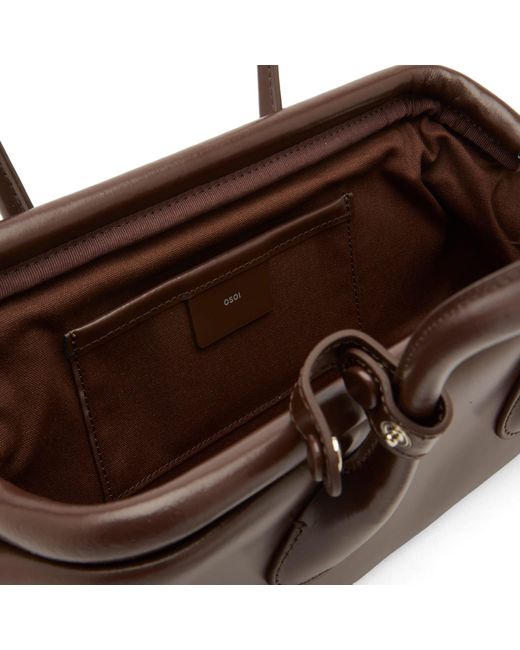 OSOI Brown Boat Wide Mini Bag