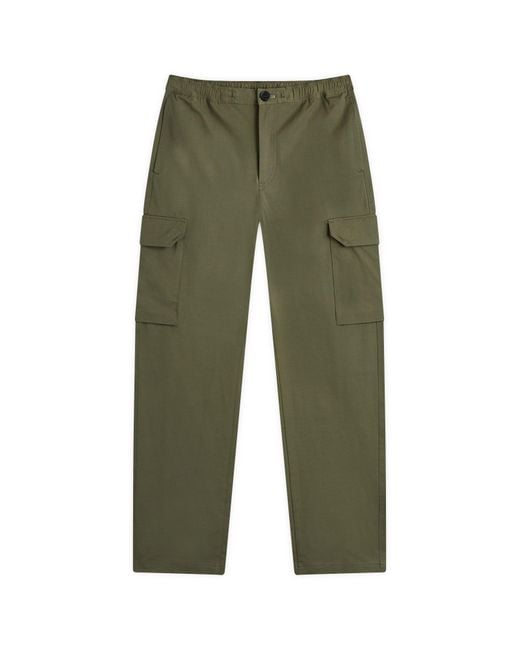 Paul Smith Green Elastic Waist Cargo Pants for men