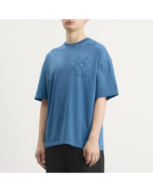 Amiri Blue Ma Quad Oversized T-Shirt for men
