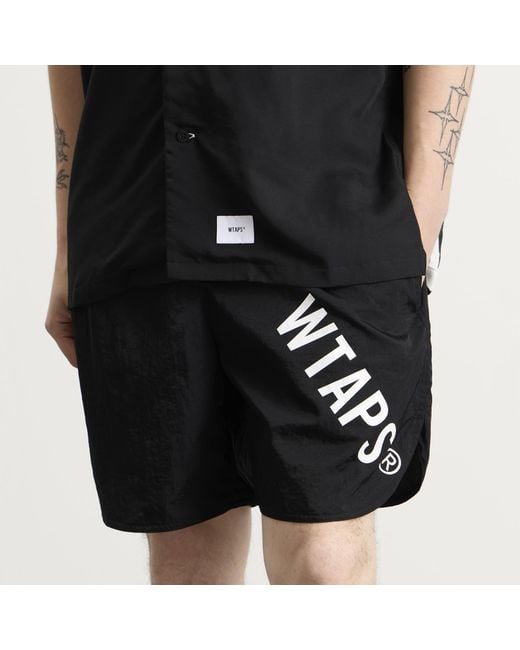 (w)taps Black Spss2501 Shorts for men
