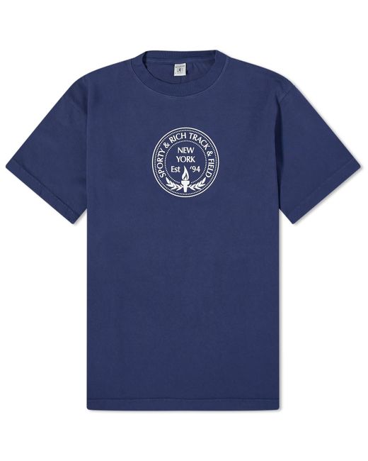 Sporty & Rich Blue Central Park T-Shirt