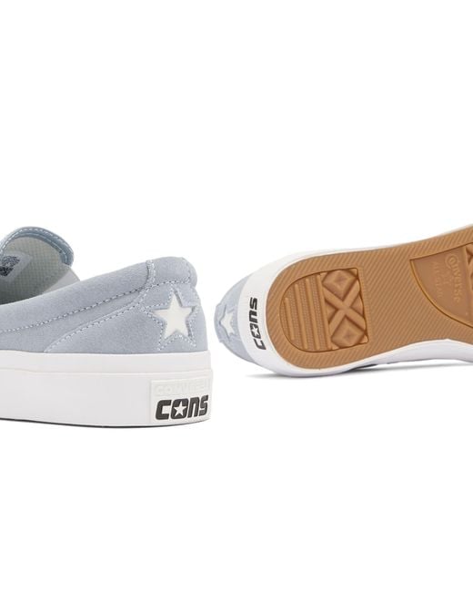 Converse Men's White One Star Cc Slip Pro Sneaker