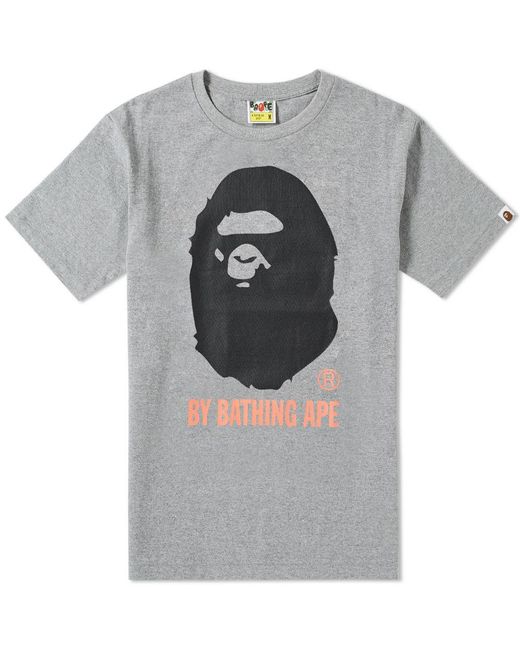 A Bathing Ape Colours By Bathing T-shirt in Grey (Gray) for Men - Lyst