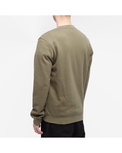 Adidas Green Corduroy Appliqué Sweatshirt for men