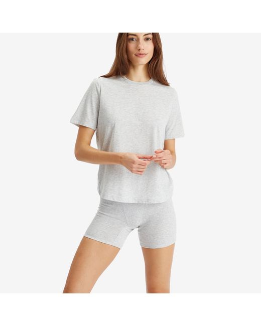 Skims White Relaxed Tees T-Shirt