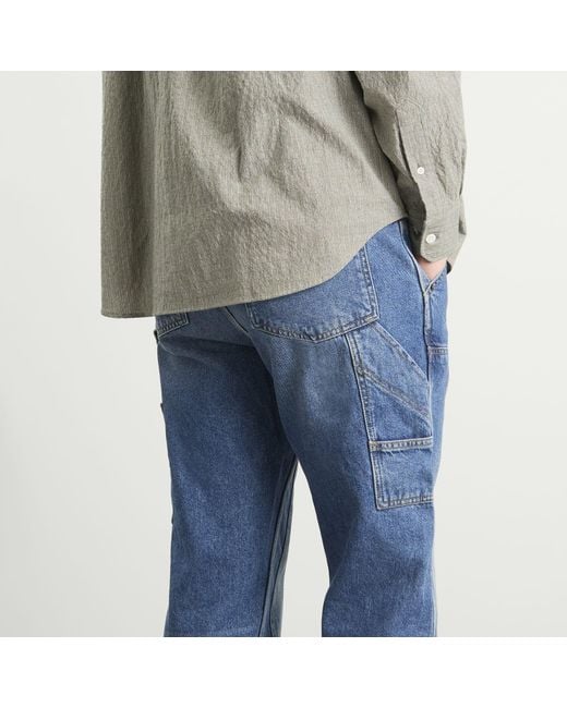 Corridor NYC Blue Denim Carpenter Jeans for men