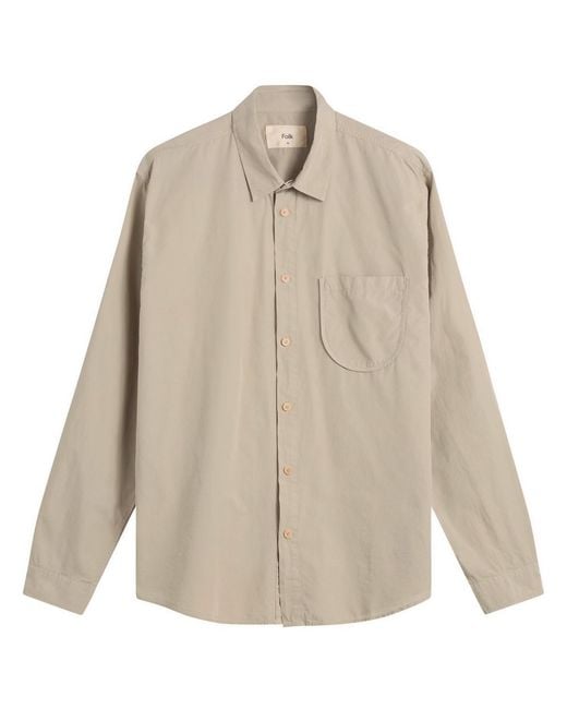 Folk Natural Curve Shirt for men