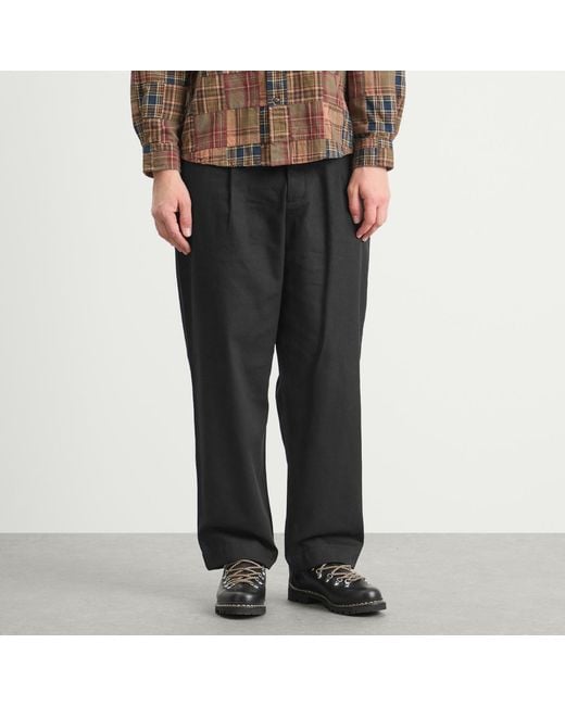 Universal Works Black Works Twill Duke Pant for men