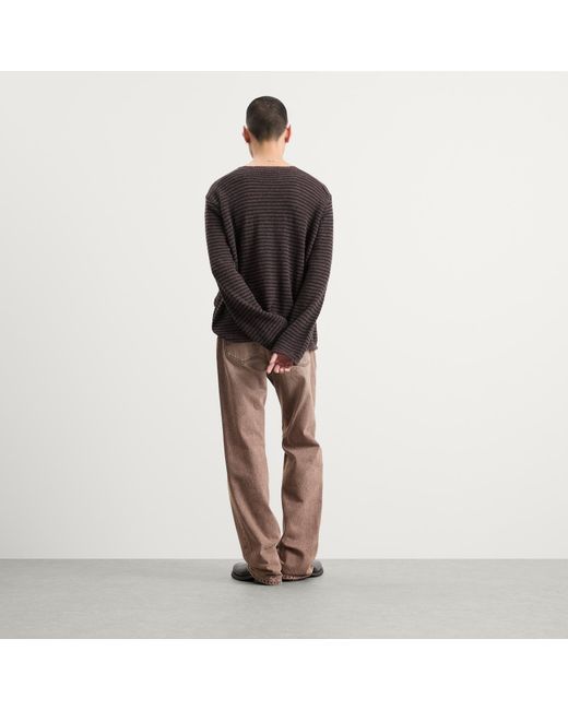 Our Legacy Brown Carlson Cut Jeans for men