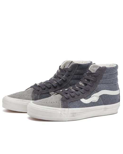 Vans Blue X Notre Lx Sk8 Hi Reissue 38 for men