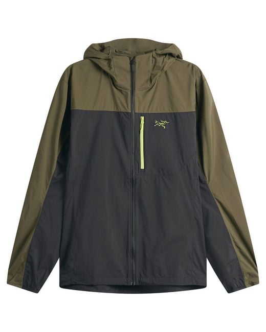 Arc'teryx Gray Squamish Hooded Jacket for men