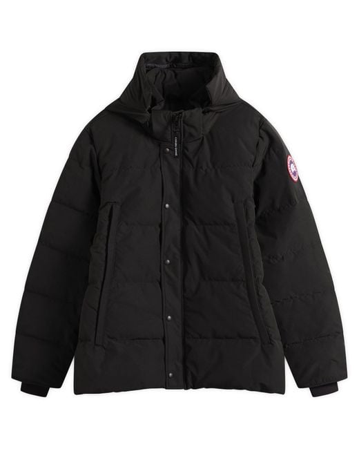 Canada Goose Black Wyndham Parka Jacket Classic Disc for men