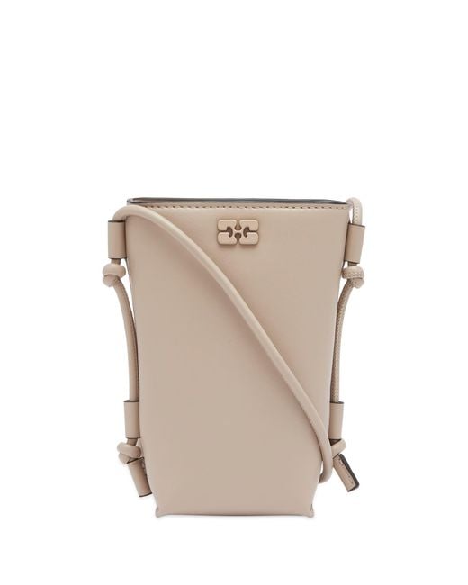 ショルダーバッグ・ポシェット GANNI Woman Crossbody bags Grey A6865 067 Steal Grey Medium Hobo Bag | GANNI US