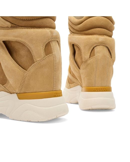 Isabel Marant Metallic Balskee Platform Sneaker