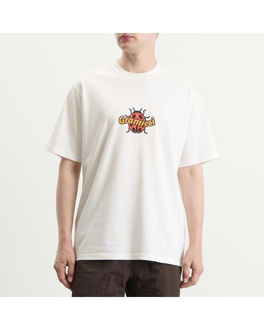 Gramicci White Ladybug T-Shirt for men