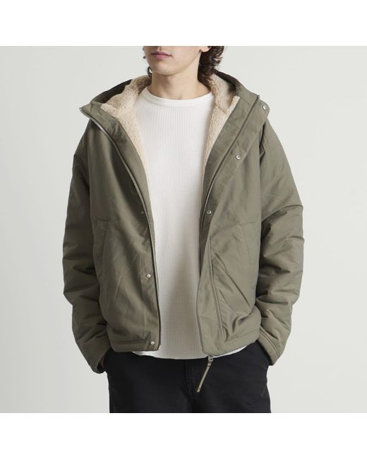 Canada Goose Natural Alberni Reversible Fleece Bomber Jacket for men