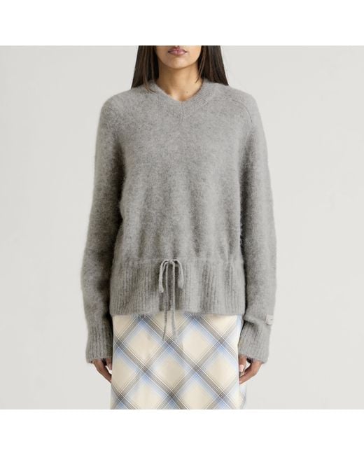 Samsøe & Samsøe Gray Salo V-Neck