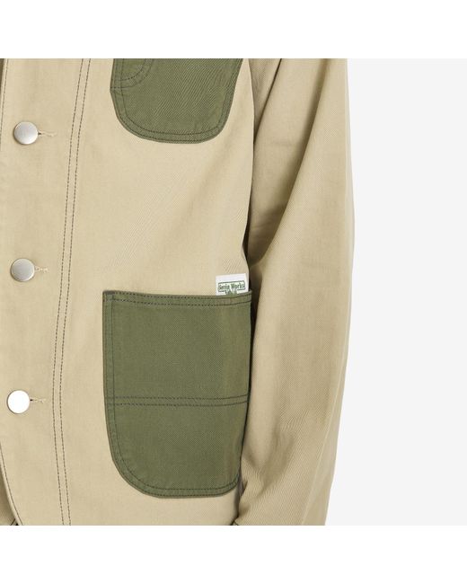 Service Works Green Drill Coverall 2.0 Jacket for men