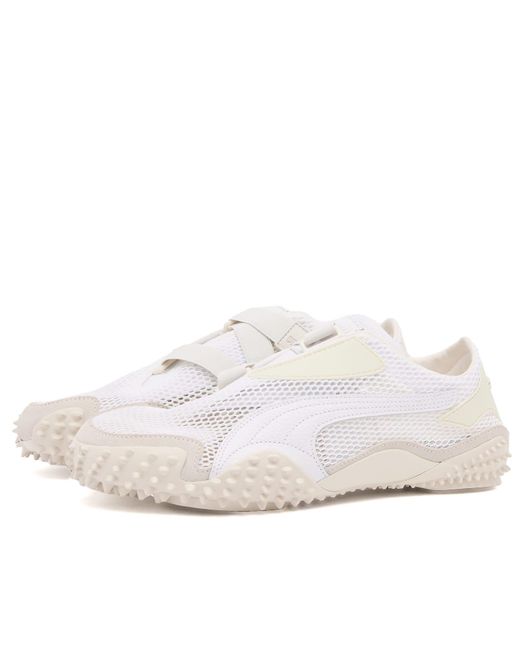 PUMA White Mostro Mesh