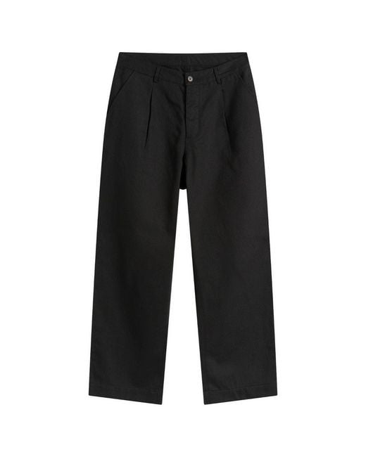 Universal Works Black Works Twill Duke Pant for men