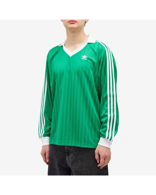 green long sleeve adidas top