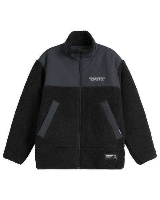 Neighborhood Black Fleece Jacket for men