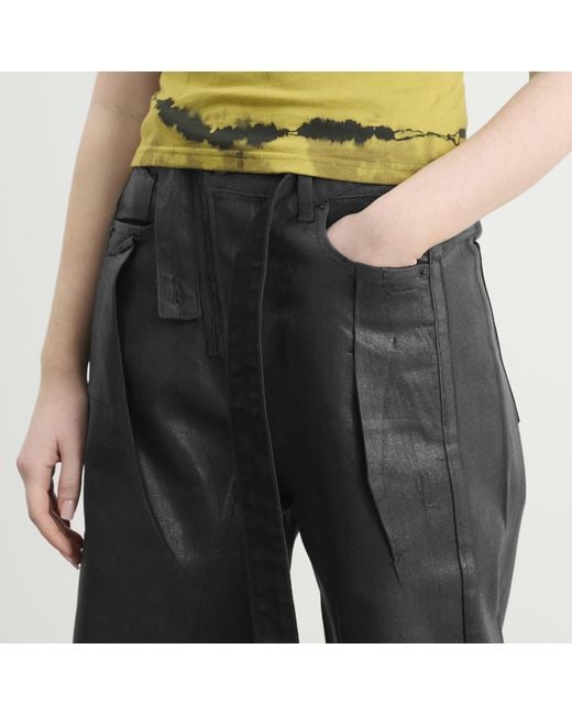 OTTOLINGER Gray Glazed Baggy Jeans