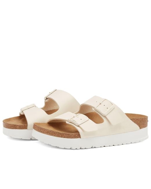 Birkenstock Natural Arizona Flex Platform Bf