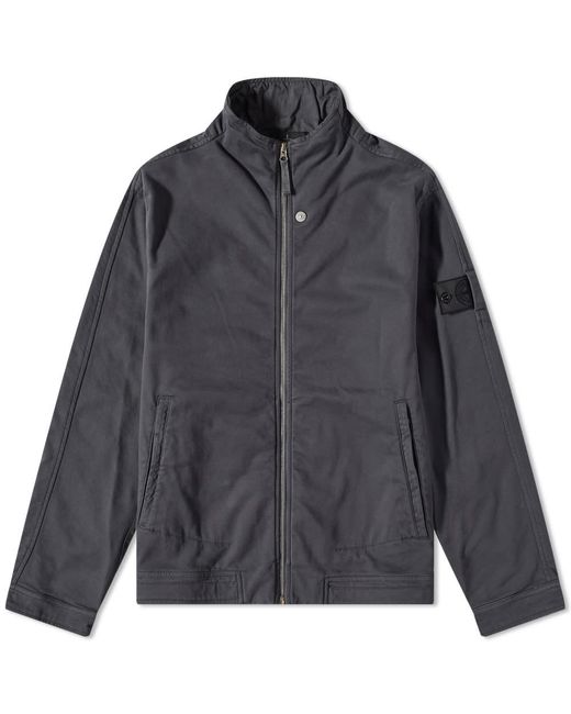 Stone Island Shadow Project Gray Funnel Neck Jacket for men