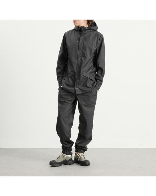 Rains Black Classic Jacket