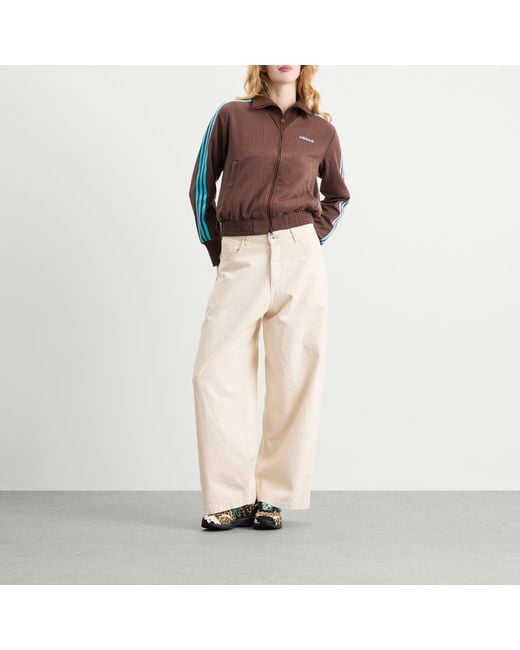 Adidas Brown Tailored Track Top