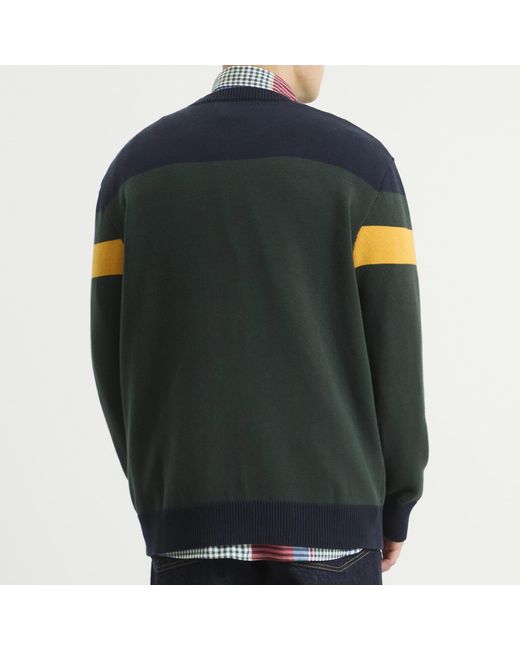 BBCICECREAM Gray Astro Panelled Knit Jumper for men