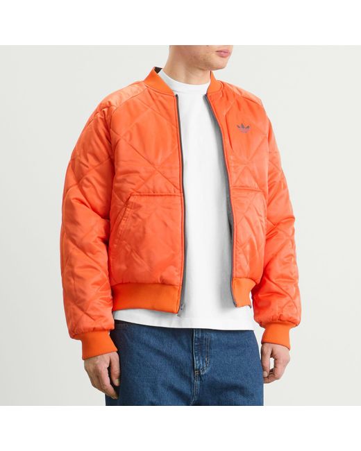Adidas Gray Rev Bomber Jacket for men