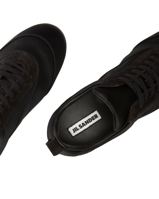 Jil Sander Black Low Sneaker