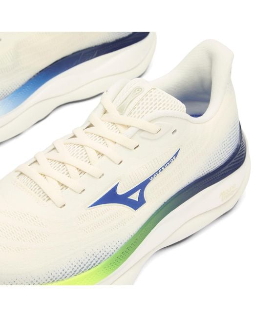 Mizuno White Running Wave Sky 9 Sneaker for men
