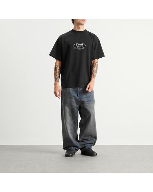 Vans Black X A.O.D. Oval Logo T-Shirt for men