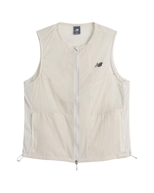 New Balance White Rc Vest for men