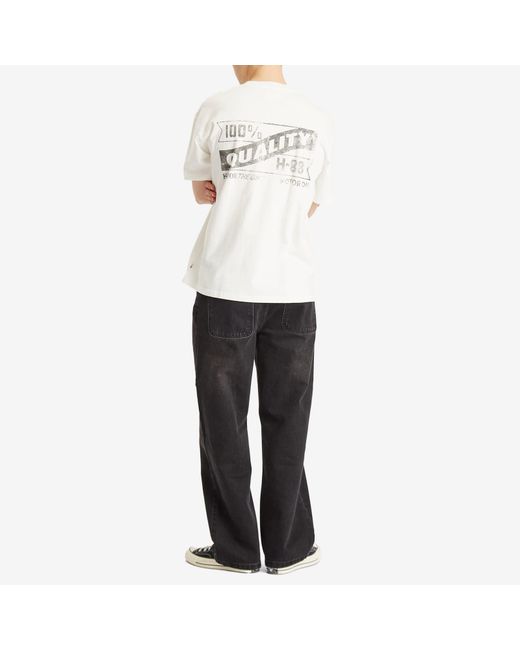 Honor The Gift White Vintage Oil T-Shirt for men