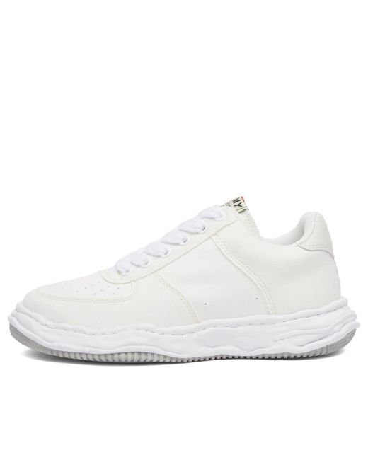 Maison Mihara Yasuhiro White Wayne Original Low Leather Sneaker