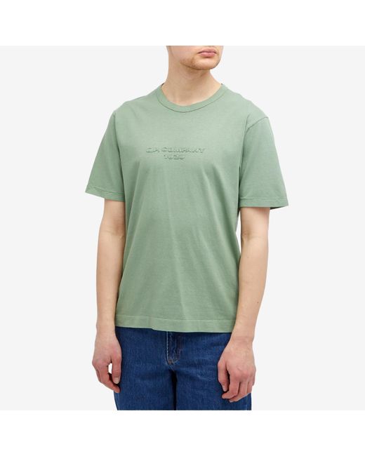 C P Company Green Logo T-Shirt for men