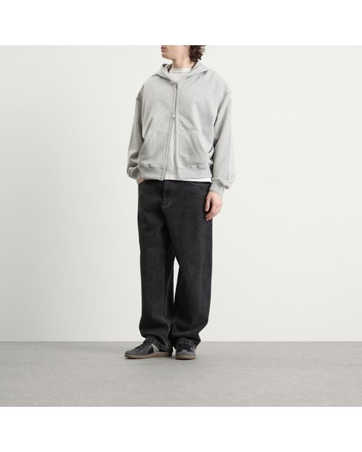 Sundays Gray Zip Hoodie for men