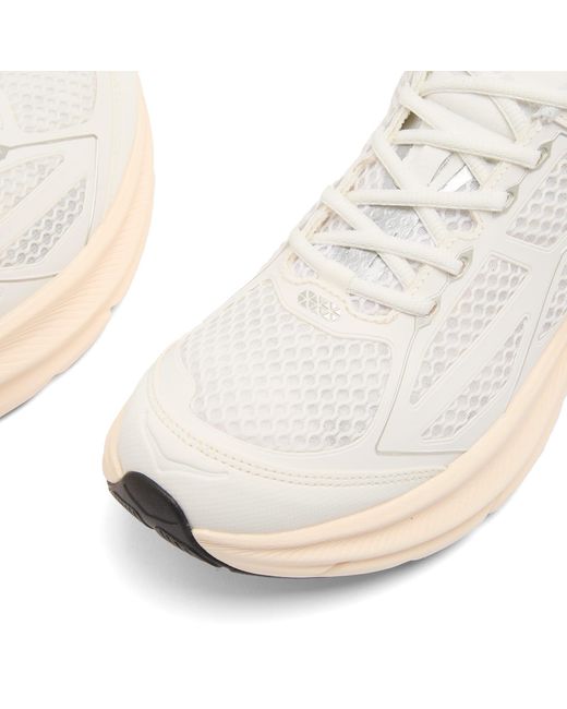 Hoka One One White U Clifton One9 Sneaker