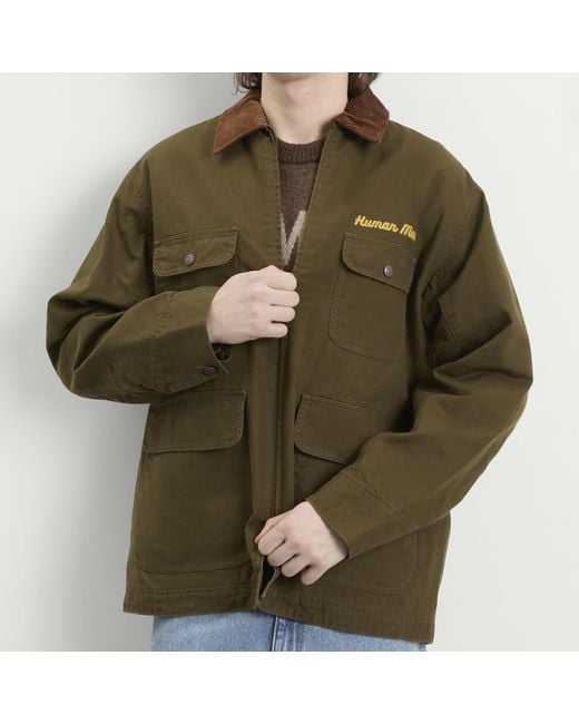 Human Made Green Hunting Jacket for men