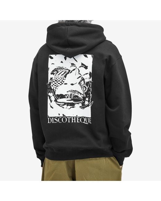 POLAR SKATE Black Dave Discoteque Hoodie for men